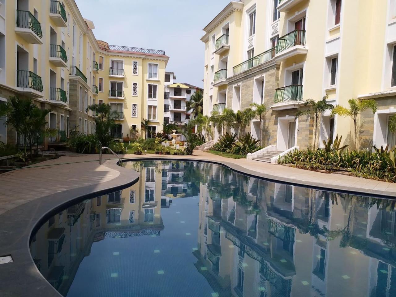 Areia De Goa, Comfort Stay Apartment Near Baga Beach Luaran gambar
